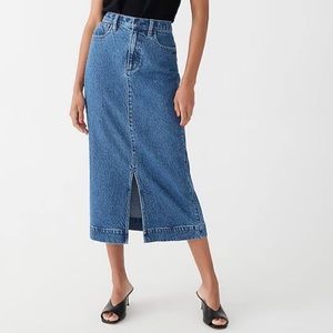 J.Crew Denin Midi Skirt